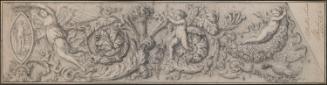 An Ornamental Frieze with Putti and Victory Crowning Cupid