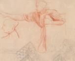 A Pointing Man, a Head and Ornamental Details