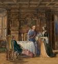 Quentin Durward Meets Isabelle de Croye, (from Scott's 'Quentin Durward')
