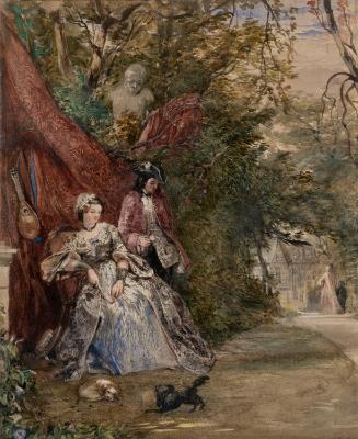 A Beau Offering a Rose