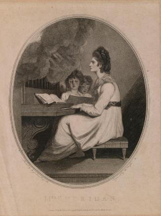 Mrs Richard Brinsley Sheridan (née Elizabeth Ann Linley), (1754-1792), Singer, as St Cecilia