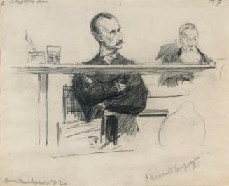 Major Le Caron Seated Listening