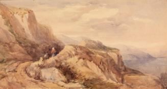 A Woman on a Cliff Path