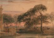 Figures on a Terrace at Evening