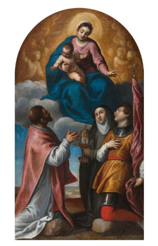 The Virgin and Child with Saints and Angels