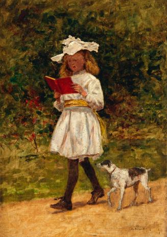 A Young Girl Reading