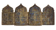 Four Leafed Folding Metal Icon