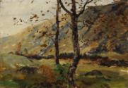 Trees at the Foot of a Hill