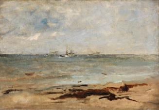 A Lightship Seen from the Shore