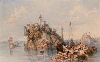 Fakeer's Rock (the Rock of Jahangira near Sultanganj, Birhar, India)