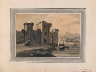 Ruined Castle by Water in Daylight