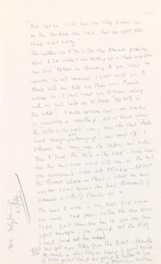 Letter from William Orpen to Mrs St George Page 2