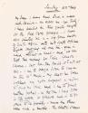 Letter from William Orpen to Mrs St George: Page 1