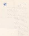 Letter from William Orpen to Mrs St George