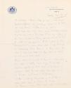 Letter from William Orpen to Mrs St George