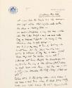 Letter from William Orpen to Mrs St George