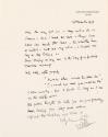 Letter from William Orpen to Mrs St George