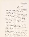 Letter from William Orpen to Mrs St George
