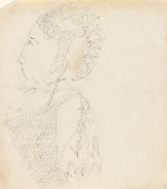 Portrait of A Woman in Profile
