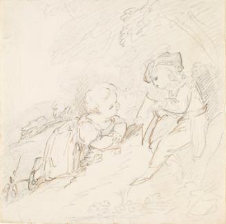 Boy and Girl Under a Tree