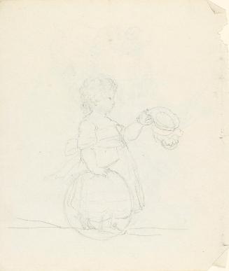 Girl with Hat and Hoop