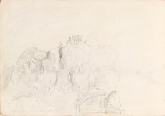 Cliffs with Trees and Bushes