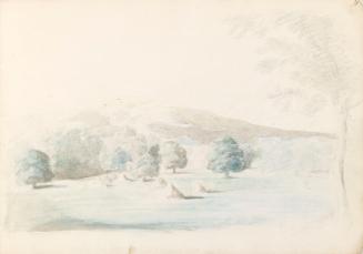 Haycocks in a Meadow at Ballycurry House, Wicklow?