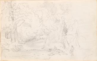 Two Figures by the Water