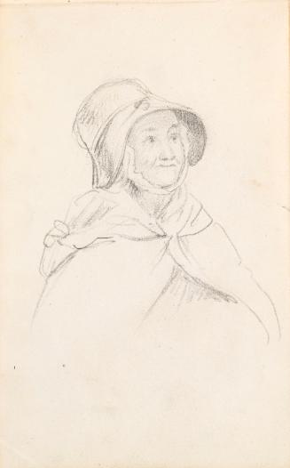 Head and Shoulders Portrait of an Elderly Woman