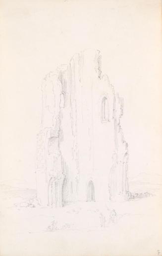 Architecture in Ruins with Two Figures