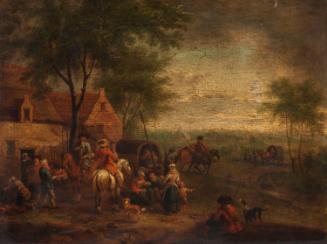 A Halt with Caravans