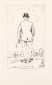 Illustrated letter from William Orpen to Mrs St George with a sketch of the 'Horse Show 1910'