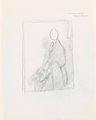 Sketch of a portrait of a man