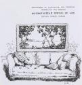 Cropped letter from William Orpen to Mrs St George with a sketch of an interior