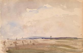 A Beach and Distant Hills