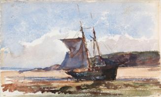 A Fishing Boat on the Beach