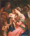 The Virgin and Child with Saint Elizabeth and Saint John the Baptist and an Angel