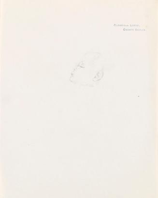 Drawing of Vivien St George, head only