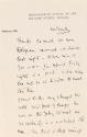 Letter from William Orpen to Mrs St George to cancel an arranged meeting