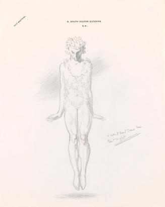 Vaslav Nijinsky performing in Mikhail Fokine's ballet Le Spectre de la Rose, 1911