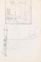 Drawing by William Orpen of Mrs St George's bed