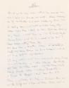 Illustrated letter from William Orpen to Mrs St George with a sketch of the artist holding bolts of lightning on the reverse