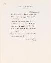 Letter from William Orpen to Mrs St George