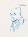 Portrait sketch of Charles Wertheimer