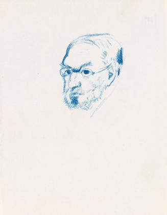 Portrait sketch of Charles Wertheimer