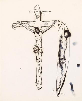 Sketch of a crucifix