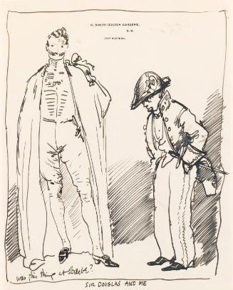 'Sir Douglas and Me' an illustrated letter from William Orpen to Mrs St George