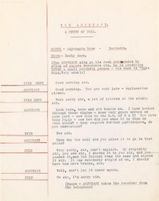 The Adjutant, A Study of Toil: Page 2