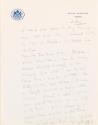 Letter from William Orpen to Mrs St George