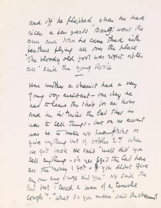 Letter from William Orpen to Mrs St George: Page 2